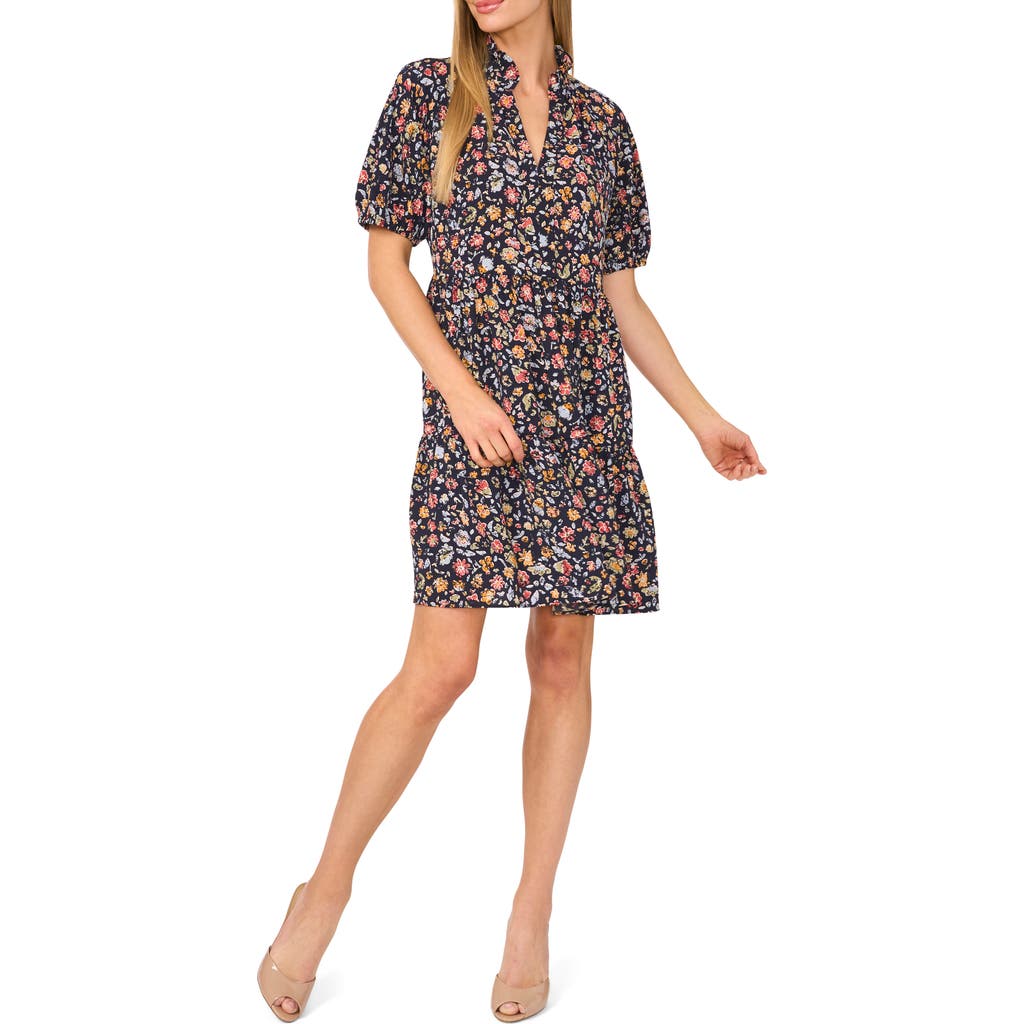 Shop Cece Floral Short Sleeve Minidress