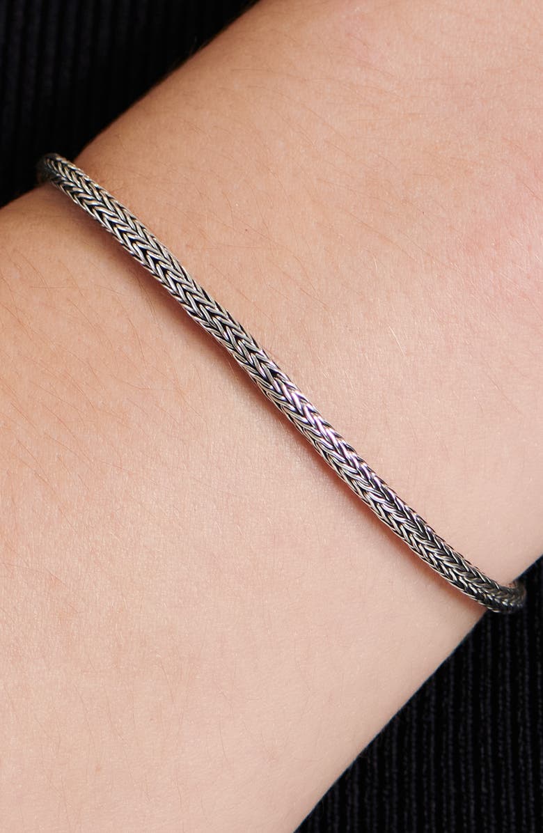 DEVATA Sterling Silver Chain Bracelet, Alternate, color, 