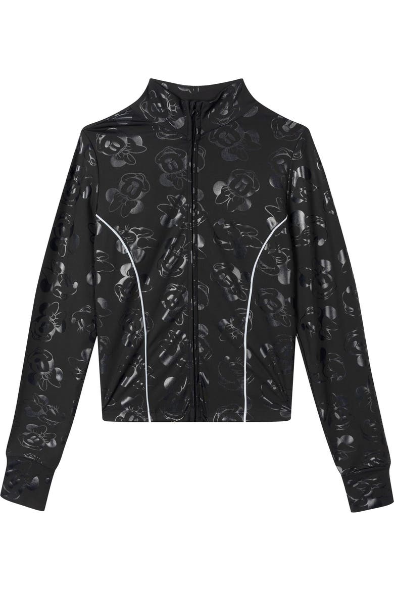 Minnie Mouse Zip-up Jacket (adult), Alternate, color, Black Minnie Mouse
