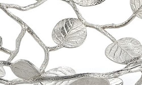 Michael Aram Botanical Leaf Bread Basket In Silver