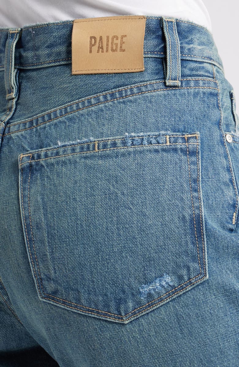 PAIGE Billy High Waist Ankle Straight Leg Jeans, Alternate, color, The Roxy