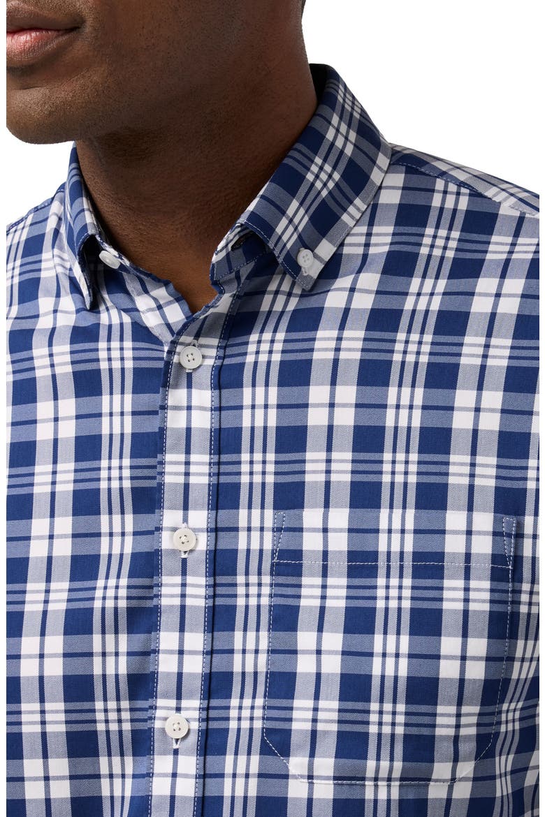 Kennedy Trim Fit Button-Down Shirt, Alternate, color, MIDNIGHT NAVY BECKETT PLAID