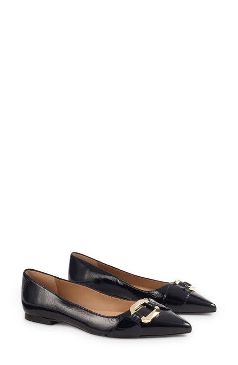 Ethel Pointed Toe Flat (Women)