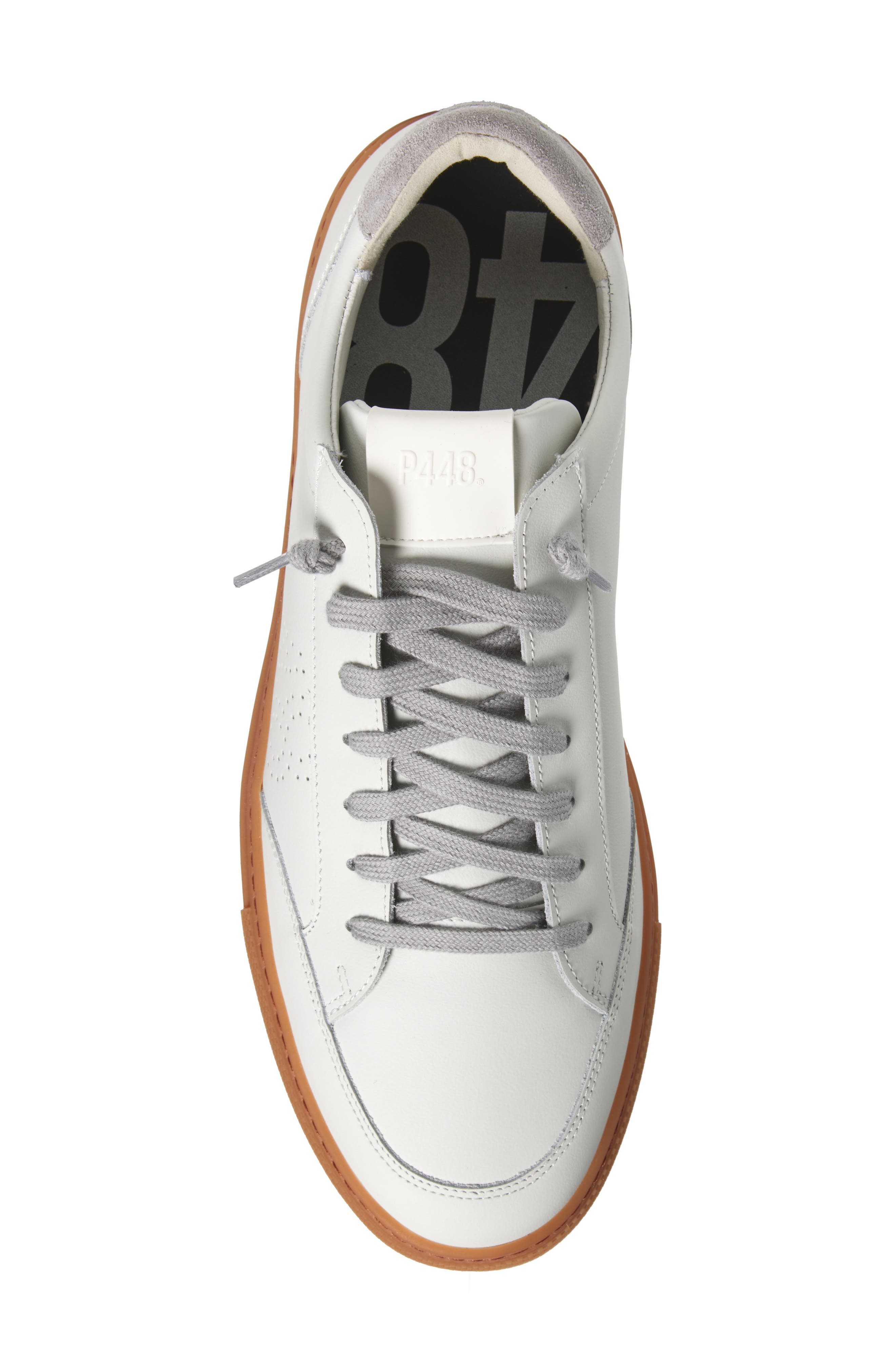 P448 Soho Sneaker, Alternate, color, White-Grey