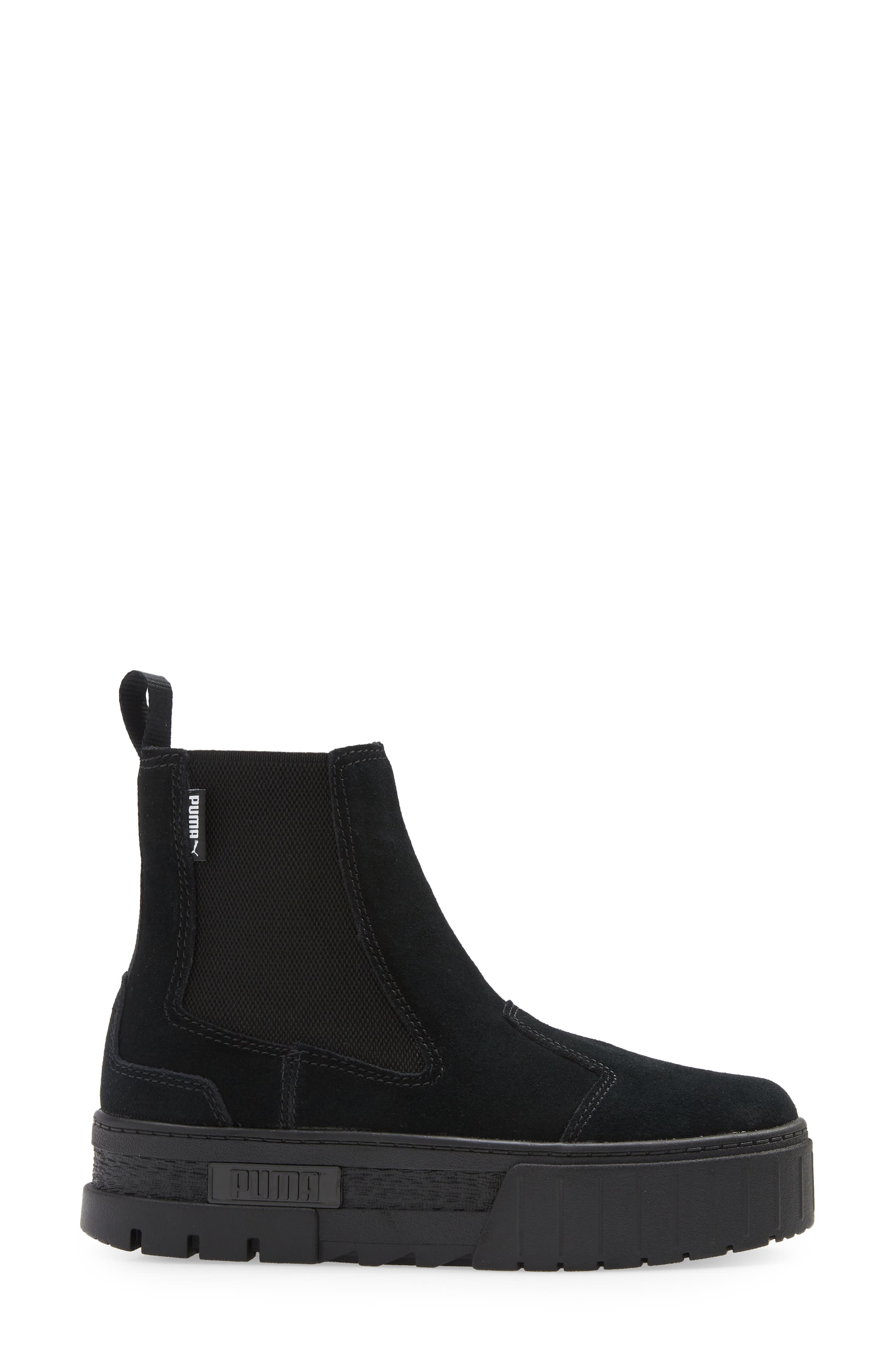 Mayze Infuse Platform Chelsea Boot, Alternate, color, PUMA BLACK