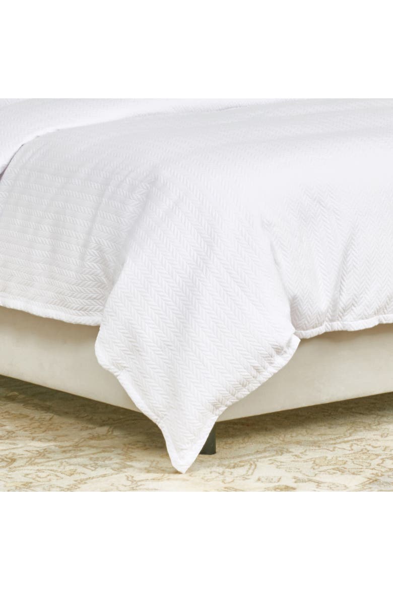 Edin 100% Cotton King Duvet Cover, Alternate, color, Off-White