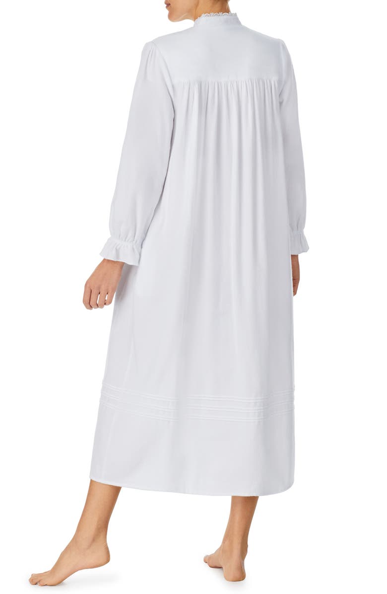 Eileen West Ballet Cotton Blend Flannel Nightgown, Alternate, color,