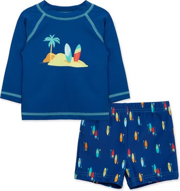 Surf Long Sleeve Two-Piece Rashguard Set