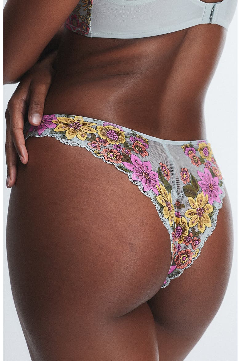 Mod Poppy Brazilian Panties, Alternate, color, MORNING GREY FLORAL