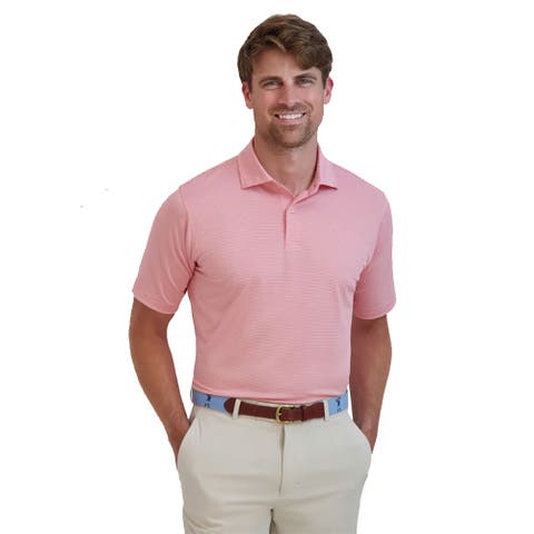 Mini Stripe Mens Golf Polo