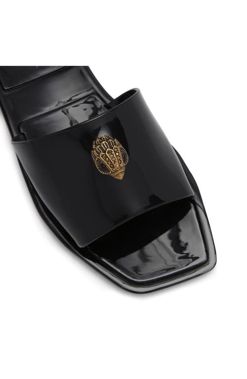 Shop Kurt Geiger London Kensington Jelly Slide Sandal In Black