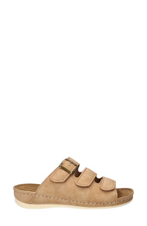 Easy Street Pinterry Slide Sandal In Natural