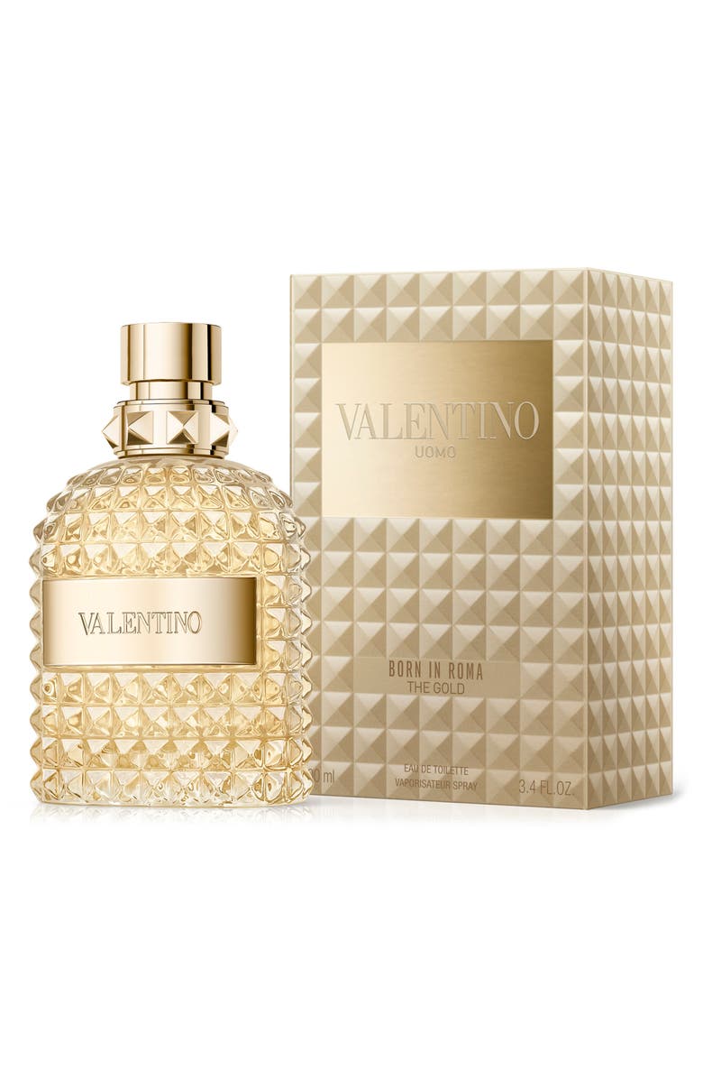 Valentino Born in Roma Rendez-Vous The Gold Uomo Eau de Toilette, Alternate, color, 