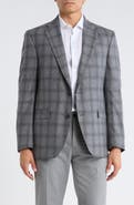 Jack Victor Elex Plaid Wool Blend Sport Coat