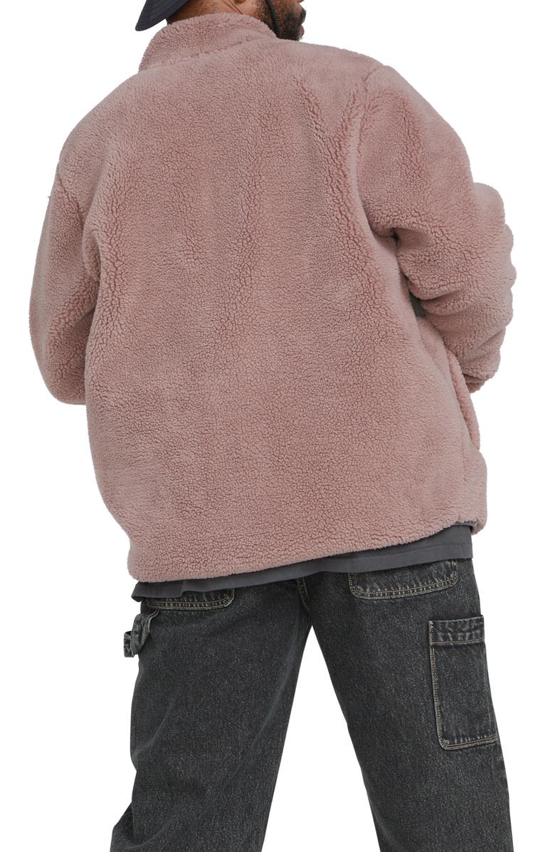 Volcom Storm Stone High Pile Fleece Jacket, Alternate, color, 