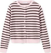 MANGO Stripped Knit Cardigan