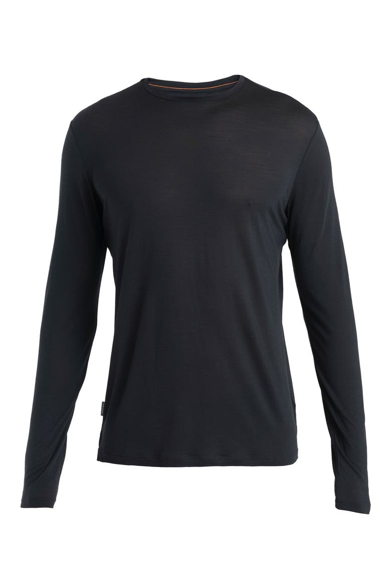 Merino 125 Cool-Lite™ Sphere Long Sleeve T-Shirt, Alternate, color, BLACK