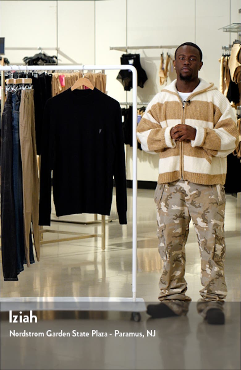 Kilburn Wool Blend Mock Neck Sweater, sales video thumbnail