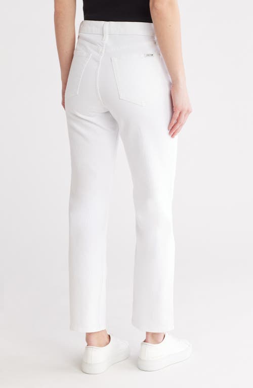 Joe's The Og High Waist Ankle Slim Straight Leg Jeans In White