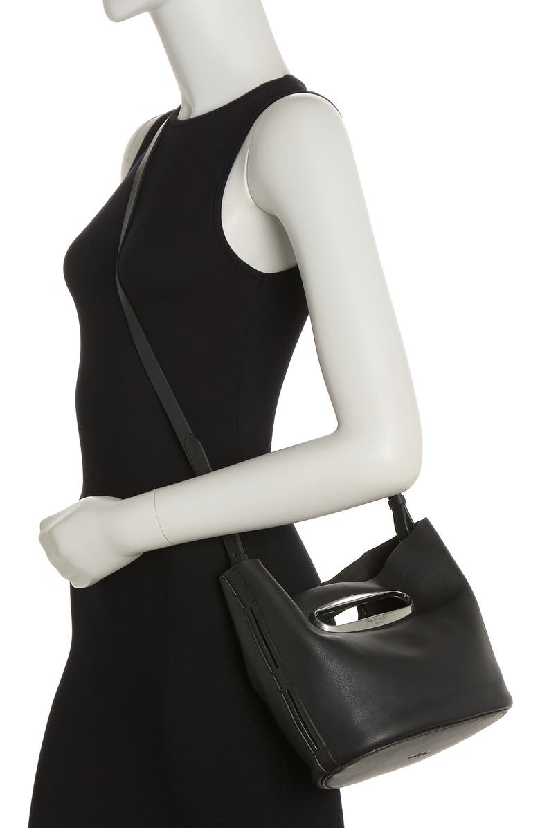 rag & bone Belize Leather Clutch, Alternate, color,