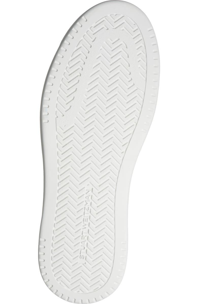 Stuart Weitzman Courtside Sneaker, Alternate, color, White.