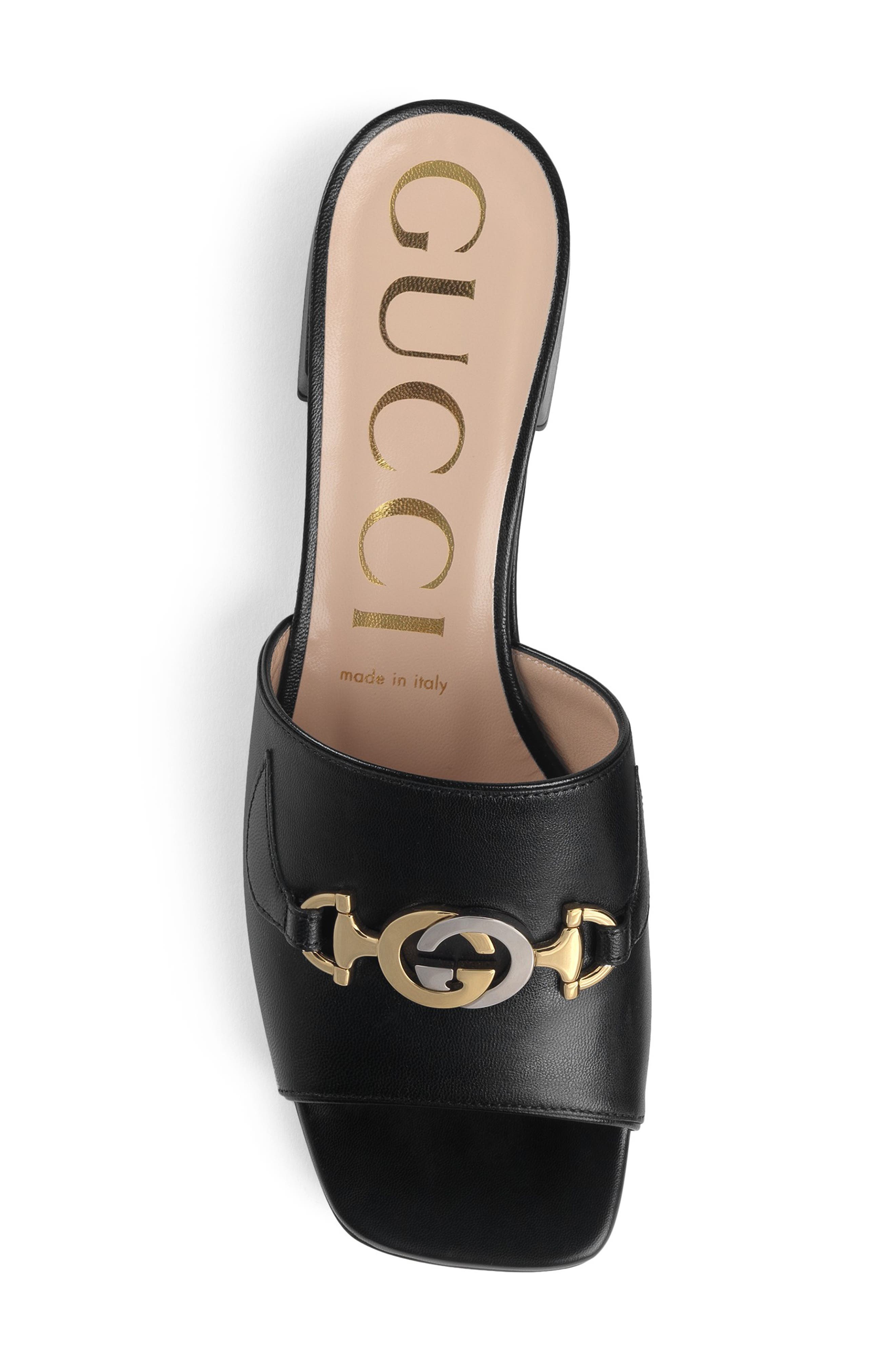 Gucci Zumi Slide Sandal, Alternate, color, 