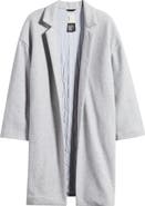 Vuori Soho Oversize Open Front Melton Overcoat