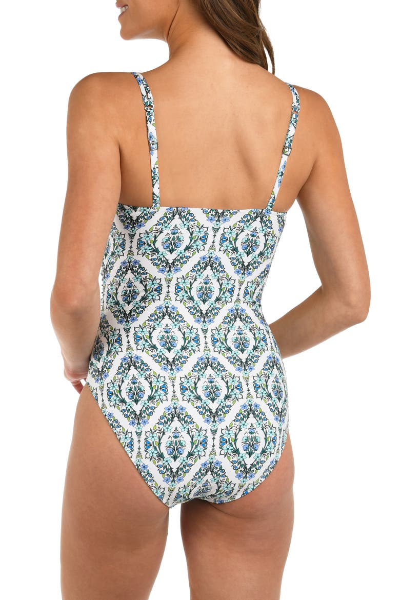 Deja Blue One-Piece Swimsuit, Alternate, color, BLUE