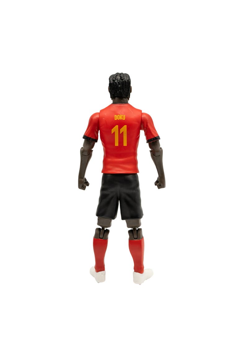 Sockers Belgium National Jérémy Doku 8" Soccer Action Figure, Alternate, color, Red