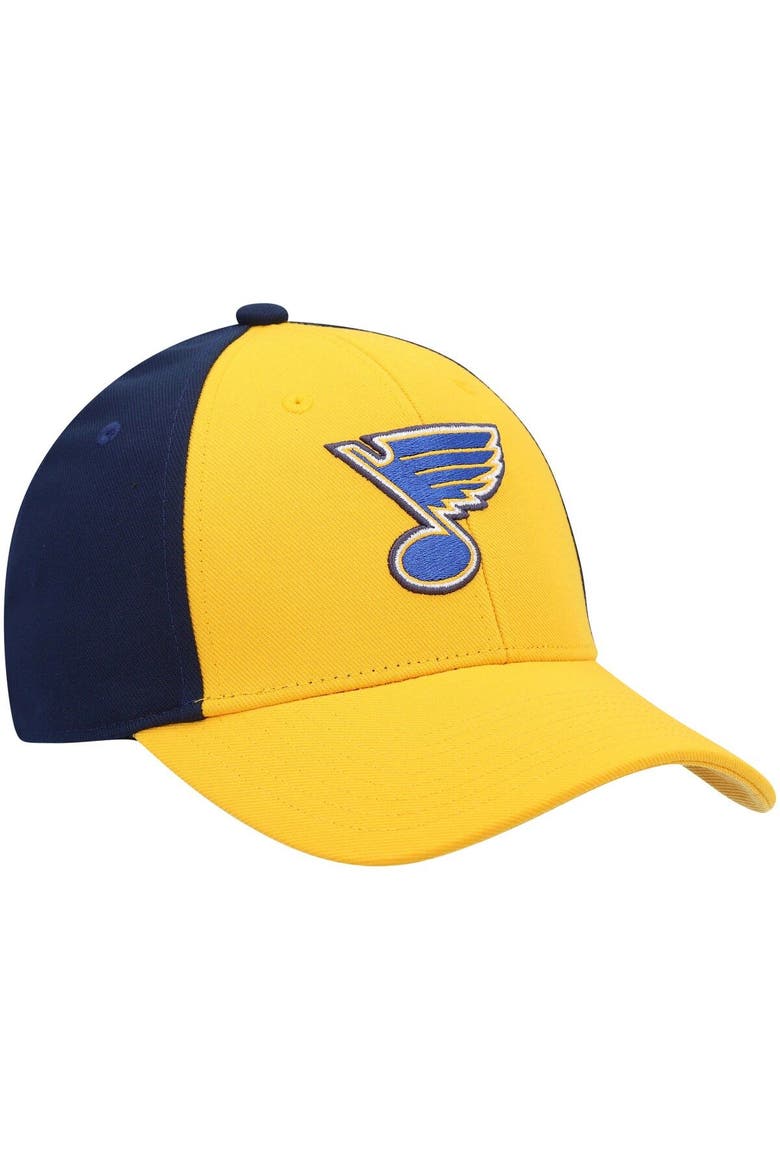 Men's adidas Gold/Navy St. Louis Blues Team Adjustable Hat, Alternate, color, Gold