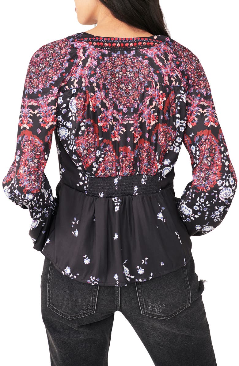 Free People Run Free Print Shirt, Alternate, color,