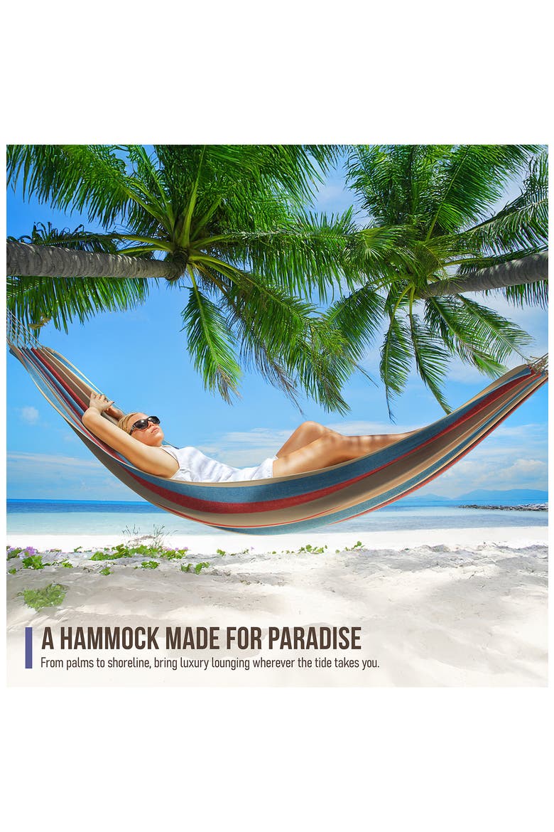 Double Hammock, Alternate, color, MULTI RED