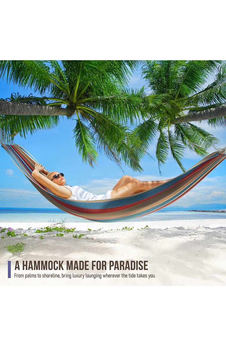 SORBUS Double Hammock, Alternate, color, Multi Red