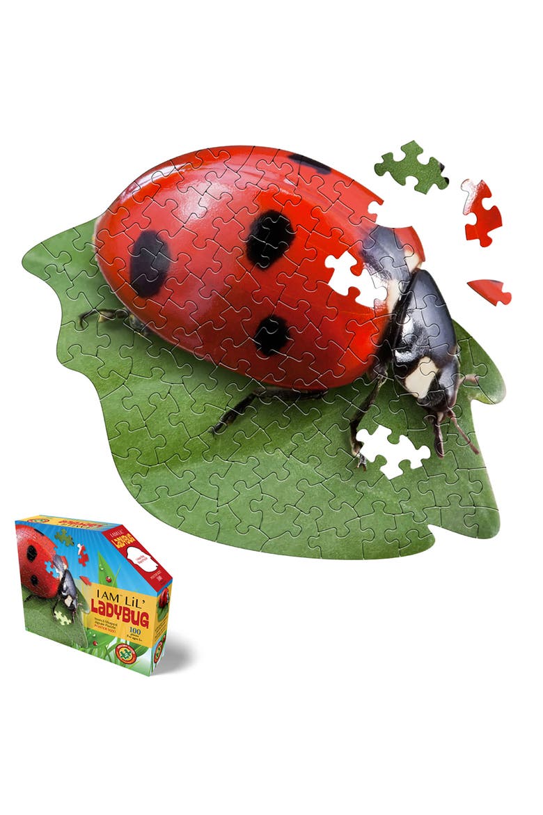 Lil Ladybug 100 Piece Jigsaw Puzzle, Alternate, color, Multicolored