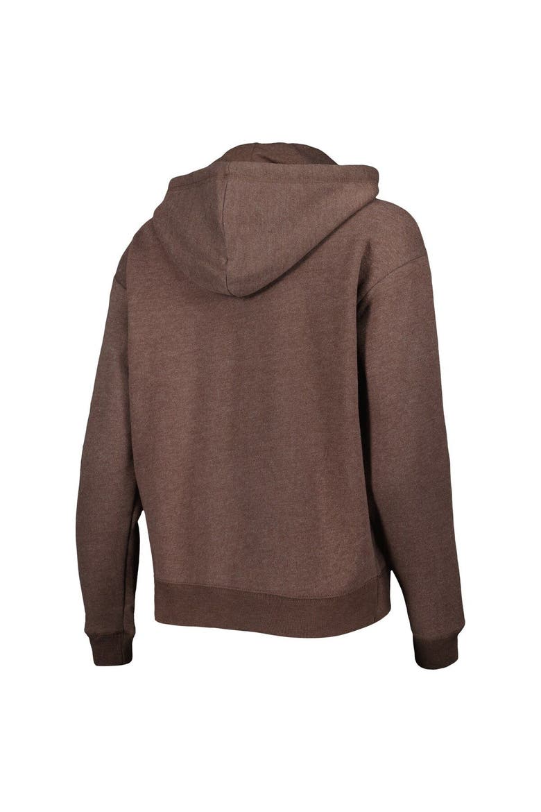 Women's '47 Brown Cleveland Browns Color Rise Kennedy Pullover Hoodie, Alternate, color, Brown