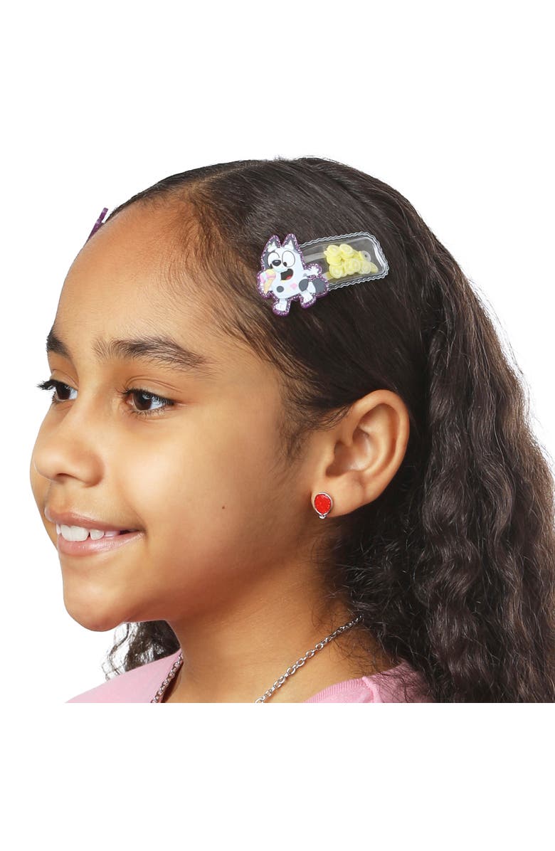 BLUEY Hair Clip 6-Piece Set - Snap Back Shaker Hair Clips, Bluey Accessories, Alternate, color, Multicolored