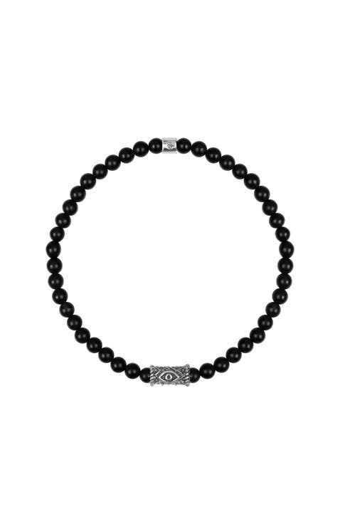 Men's Evil Eye Charm Bracelet Stress Soother