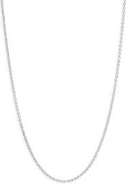 Monica Vinader Fine Chain Link Necklace