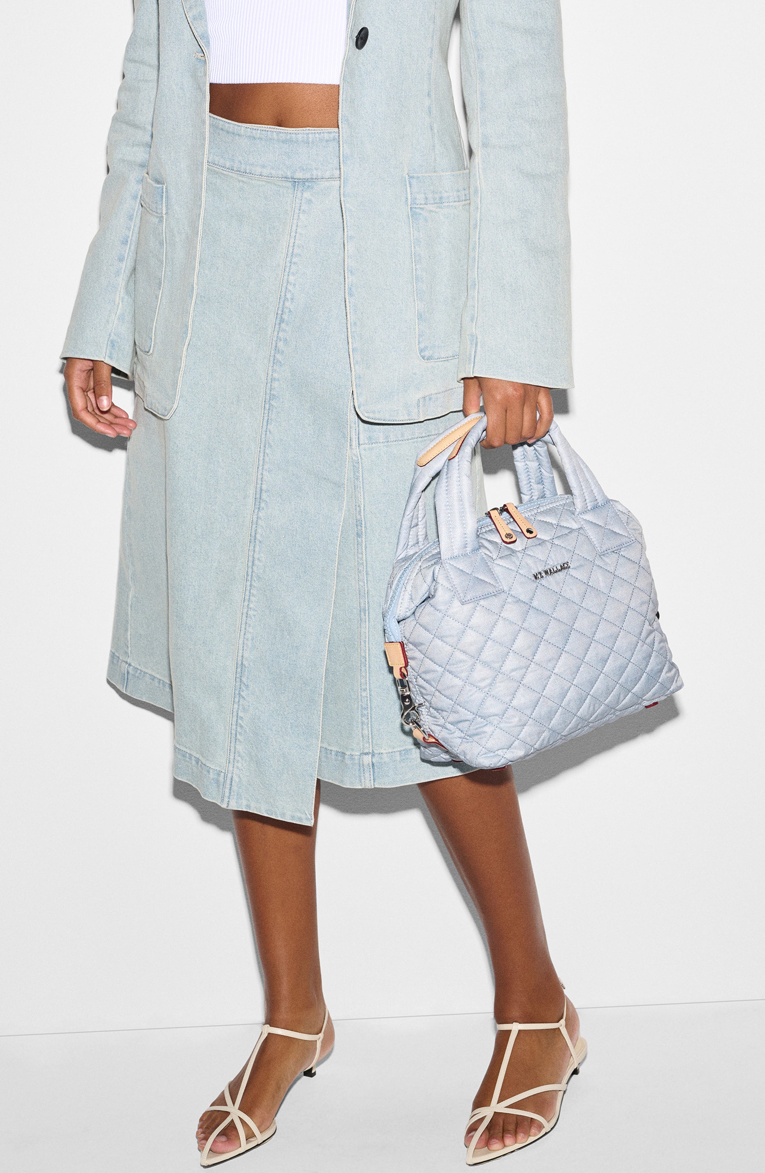 MZ Wallace Small Sutton Deluxe Quilted Crossbody Bag, Alternate, color, 