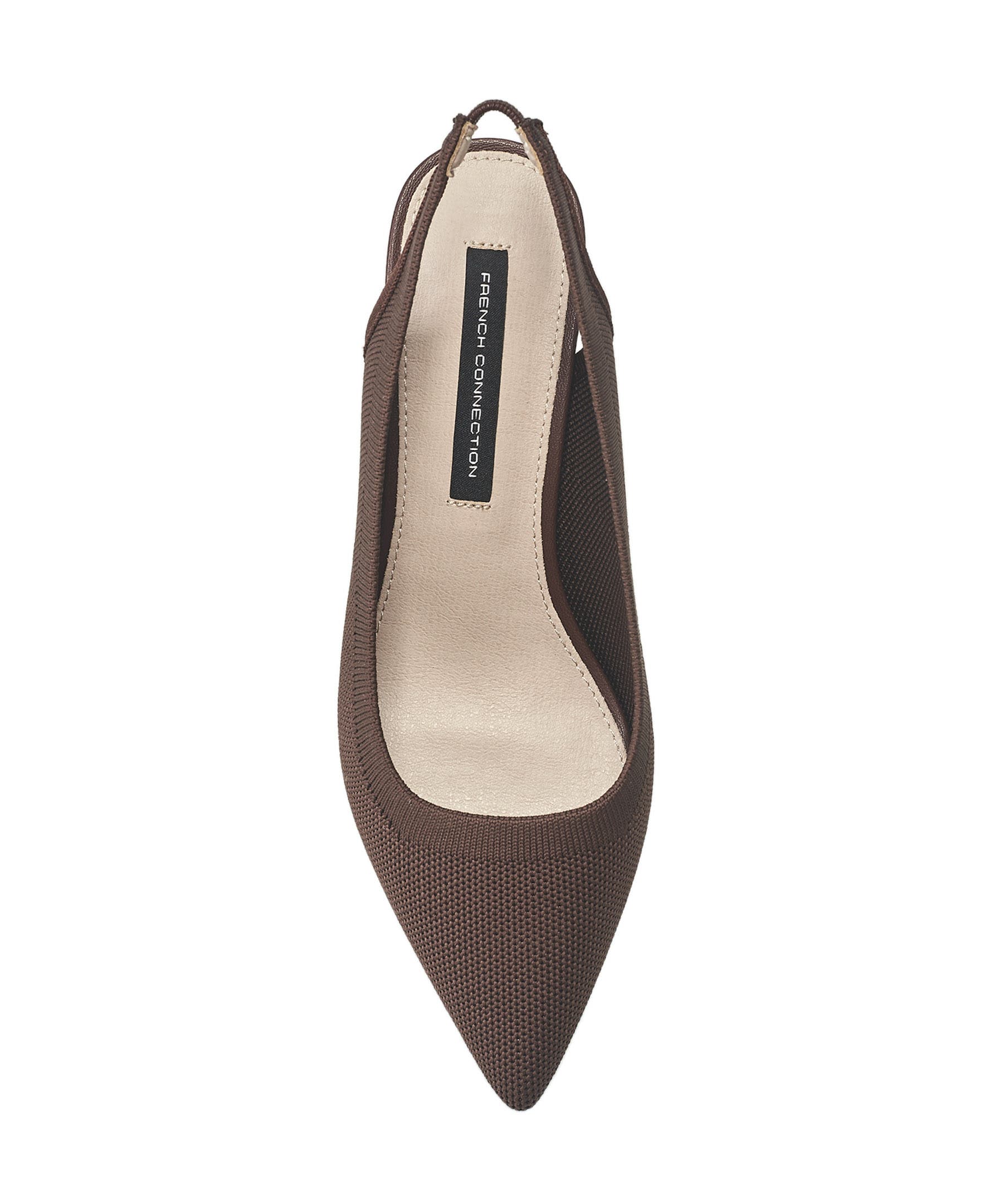 French Connection Viva Slingback Heel, Alternate, color, Choco