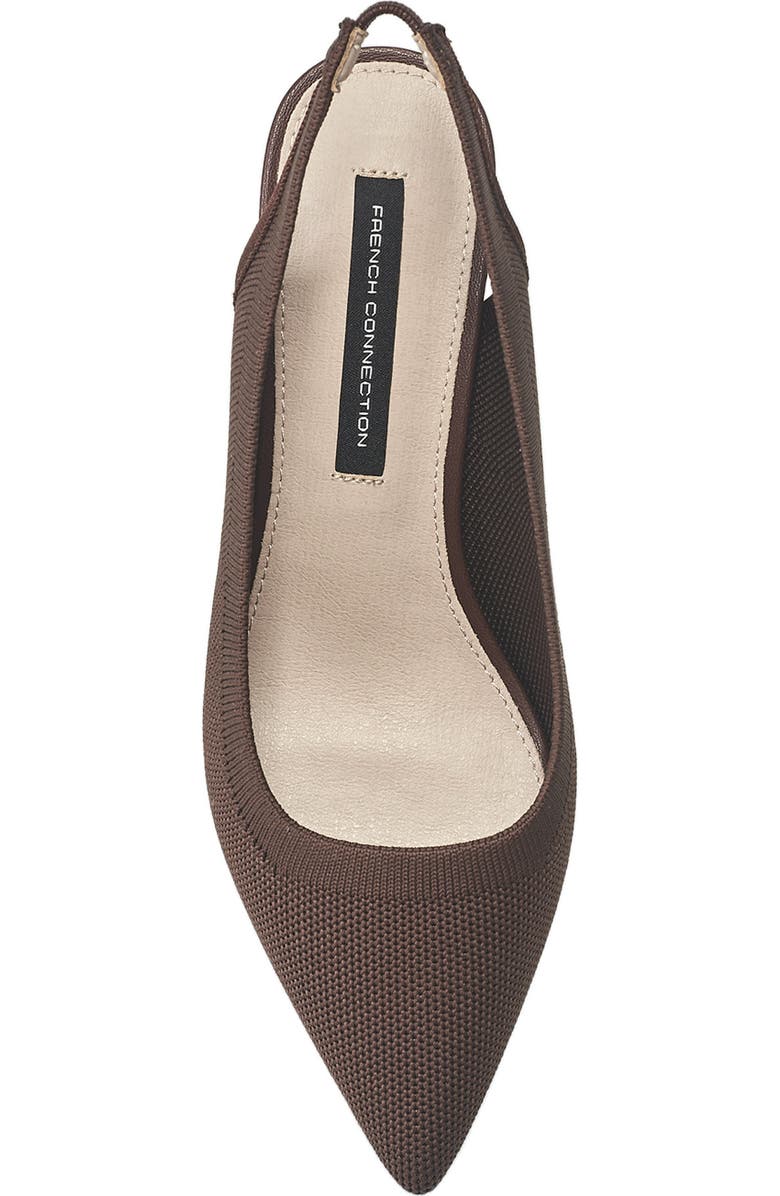 French Connection Viva Slingback Heel, Alternate, color, Choco