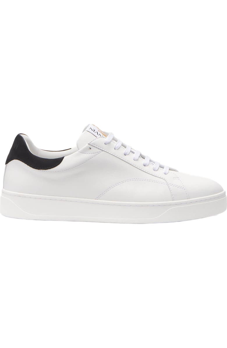 Lanvin Ddb0 Leather And Suede Sneakers, Main, color,