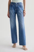 AG Sydney High Waist Relaxed Straight Leg Jeans