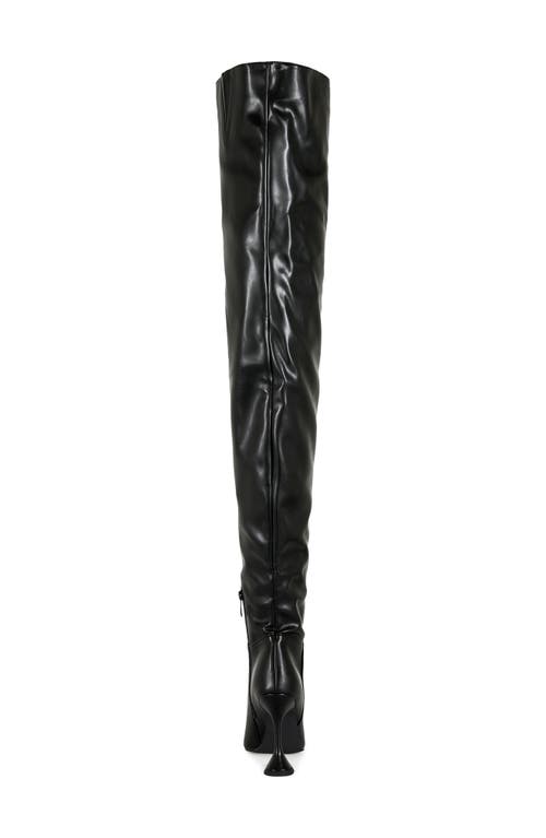 Azalea Wang Stephan Thigh High Boot In Black