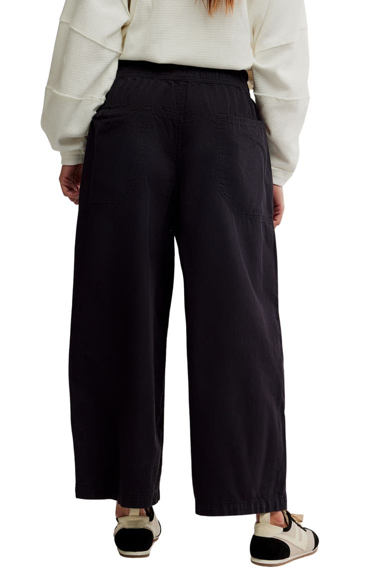 Easy Peasy Wide Leg Drawstring Pants, Alternate, color, BLACK