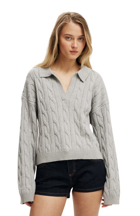 Women's Luxe Collar Sweater