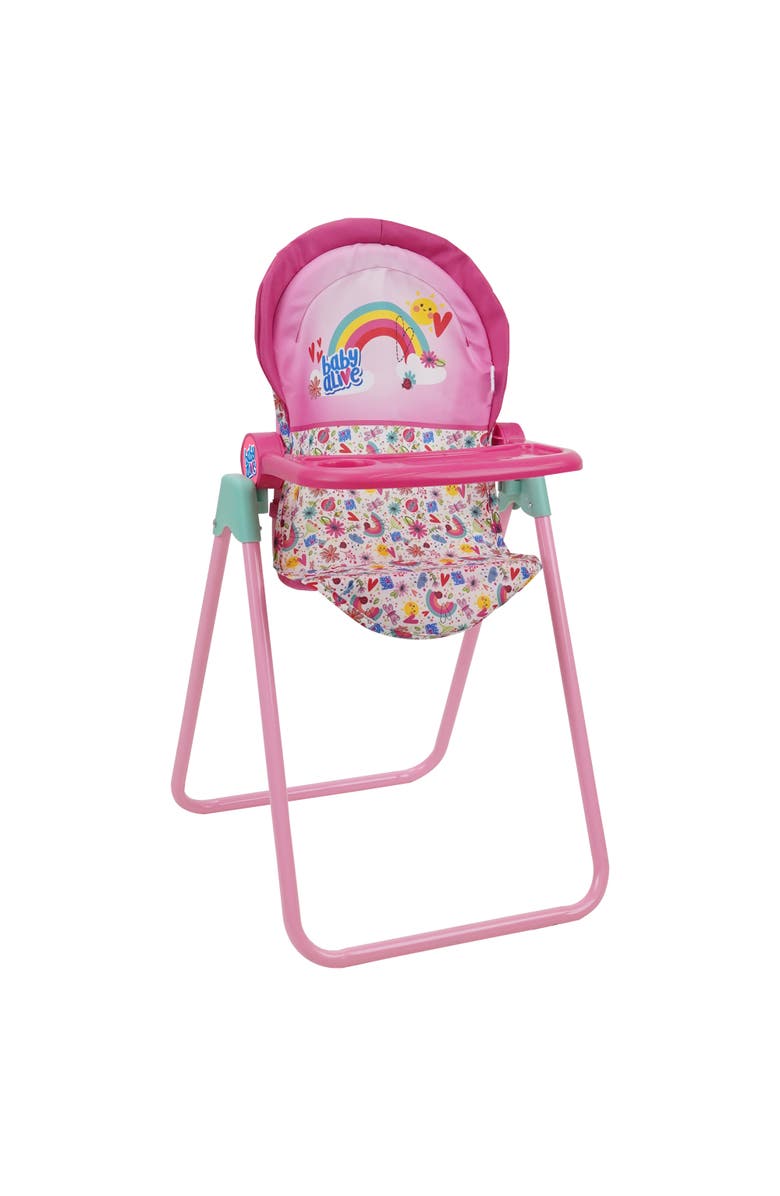 Baby Alive Doll Highchair Set, 6pcs, Fits Dolls Up To 24", Alternate, color, Multicolored