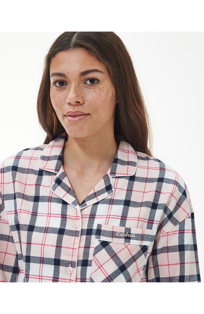 Barbour Ellery Tartan Cotton Pajamas, Alternate, color,