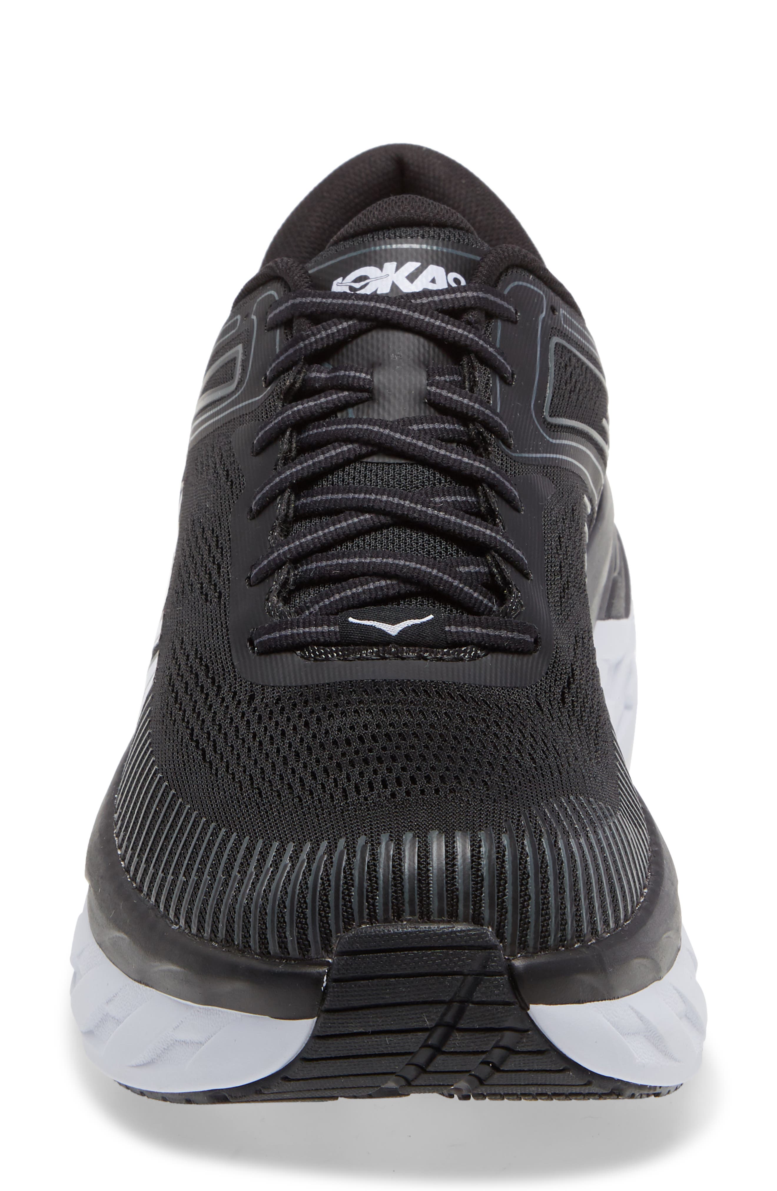 Bondi 7 Running Shoe, Alternate, color, BLACK / WHITE