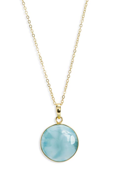 Larimar Pendant Necklace
